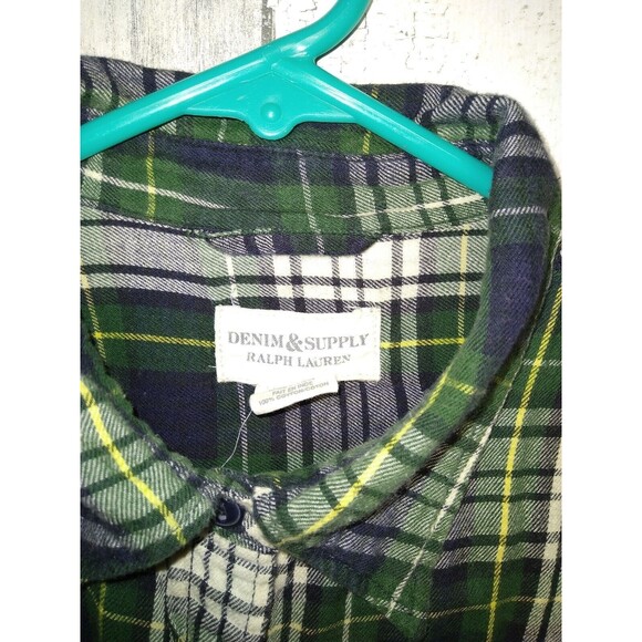 Ralph Lauren Denim & Supply Women's Medium Long Sleeve Button Up Plaid... - Picture 5 of 7
